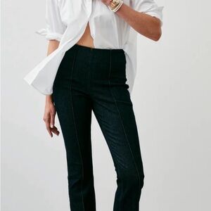 SPANX Women's Boot Cut Jeans - Dark Blue